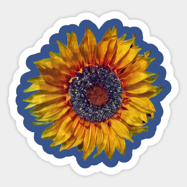 Sunflower-Digital Painting Sticker by PhotoArts